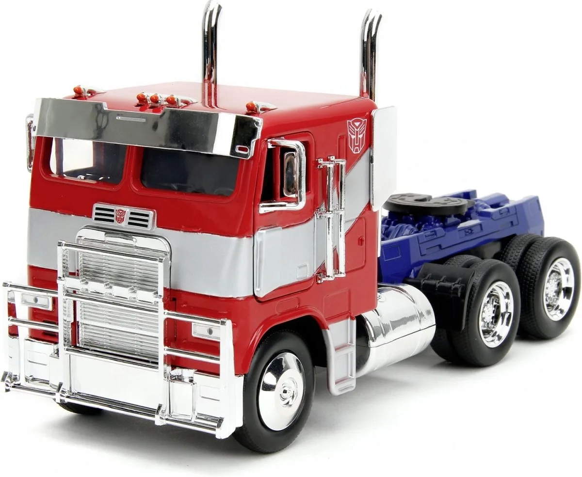 Transformers Diecast Model 1/24 Big Rig T7 Optimus Prime Vehicles van Jada Toys in Meerkleurig – productfoto