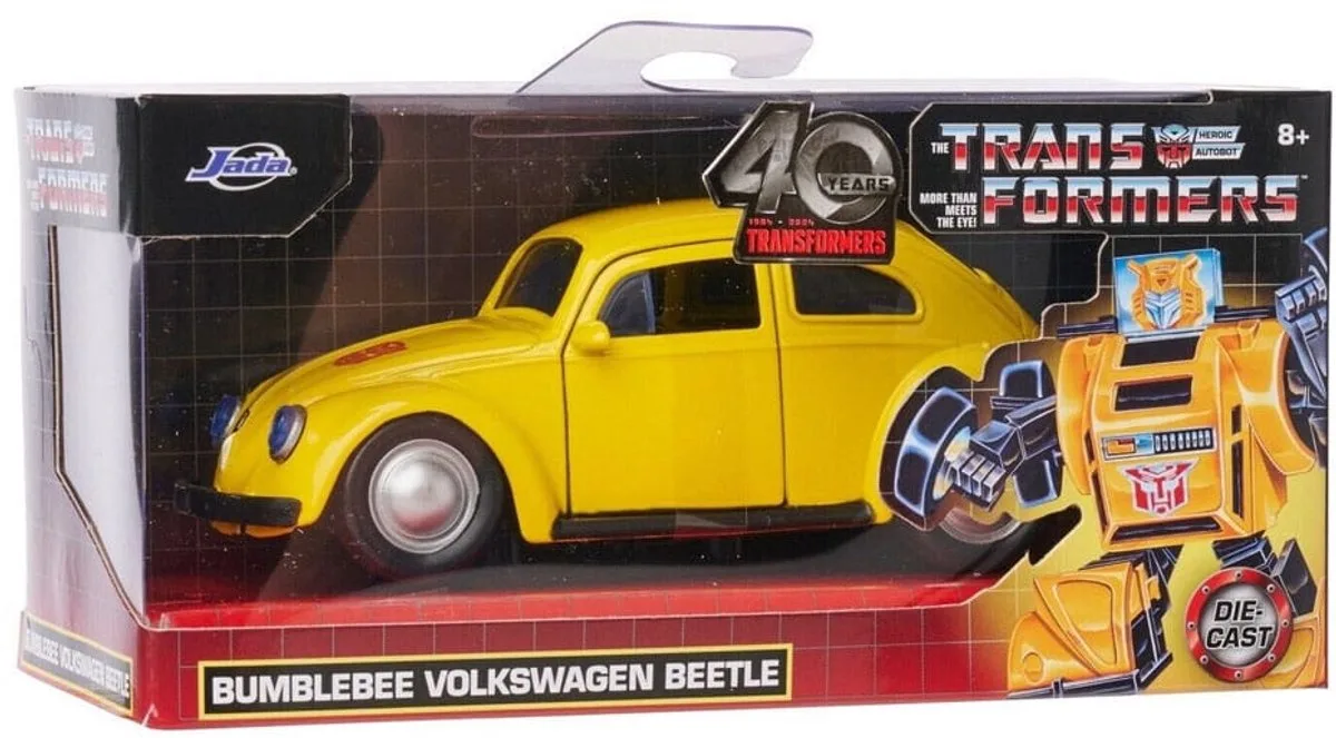 Transformers Diecast Model 1/32 VW Beetle Bumblebee Vehicles van Jada Toys in Meerkleurig – productfoto