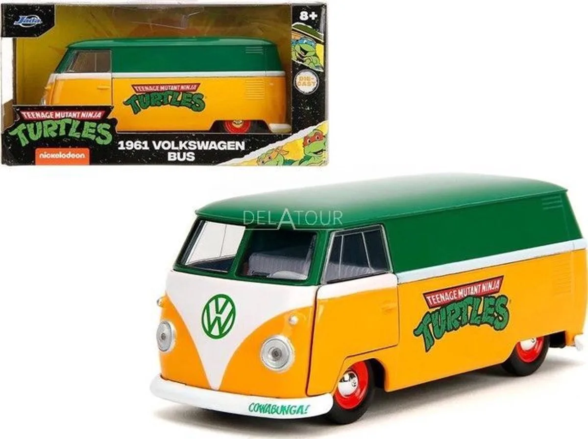 Volkswagen Bus 1961 Teenage Mutant Ninja Turtles de Jada Toys en Jaune – photo du produit