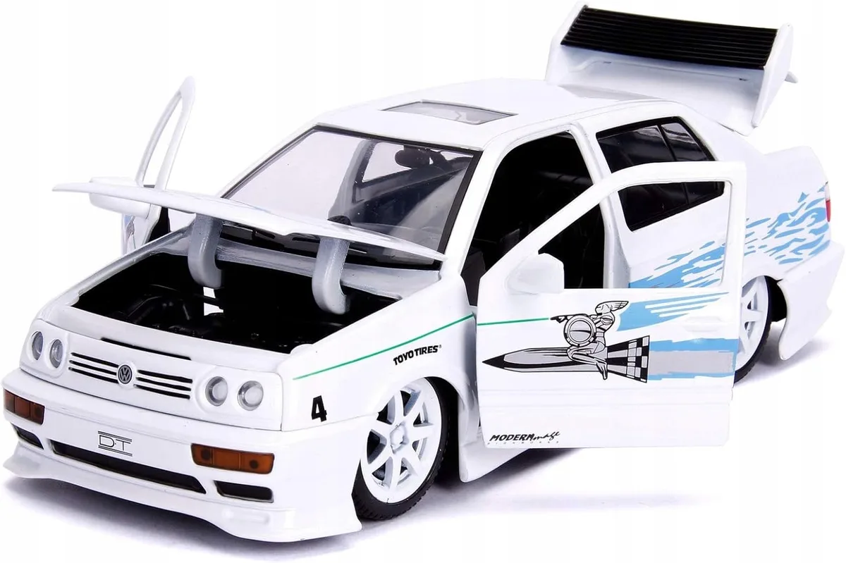 Volkswagen Jetta A3 Jesse "Fast & Furious" 1995 1-32 Jada Toys fra Jada Toys i Hvid – produktbillede