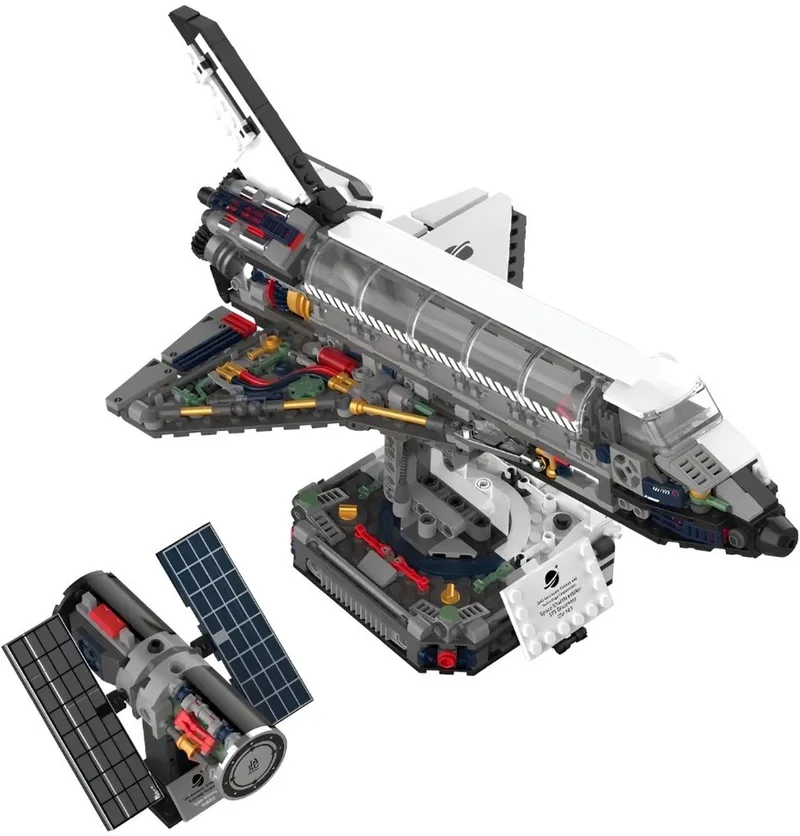 JK8502 Ruimteschip Ruimtevaarder bouwset | Artemis Space Wars Expert | Classic Creator STEM ideas speelgoed bouwpakket voor kinderen & volwassenen | Technic nasa star spaceshuttle | Geschikt voor lego | Bouwdoos met 950 bouwstenen de Jaki en Space Shuttle Discovery, 950 bouwblokken – photo du produit