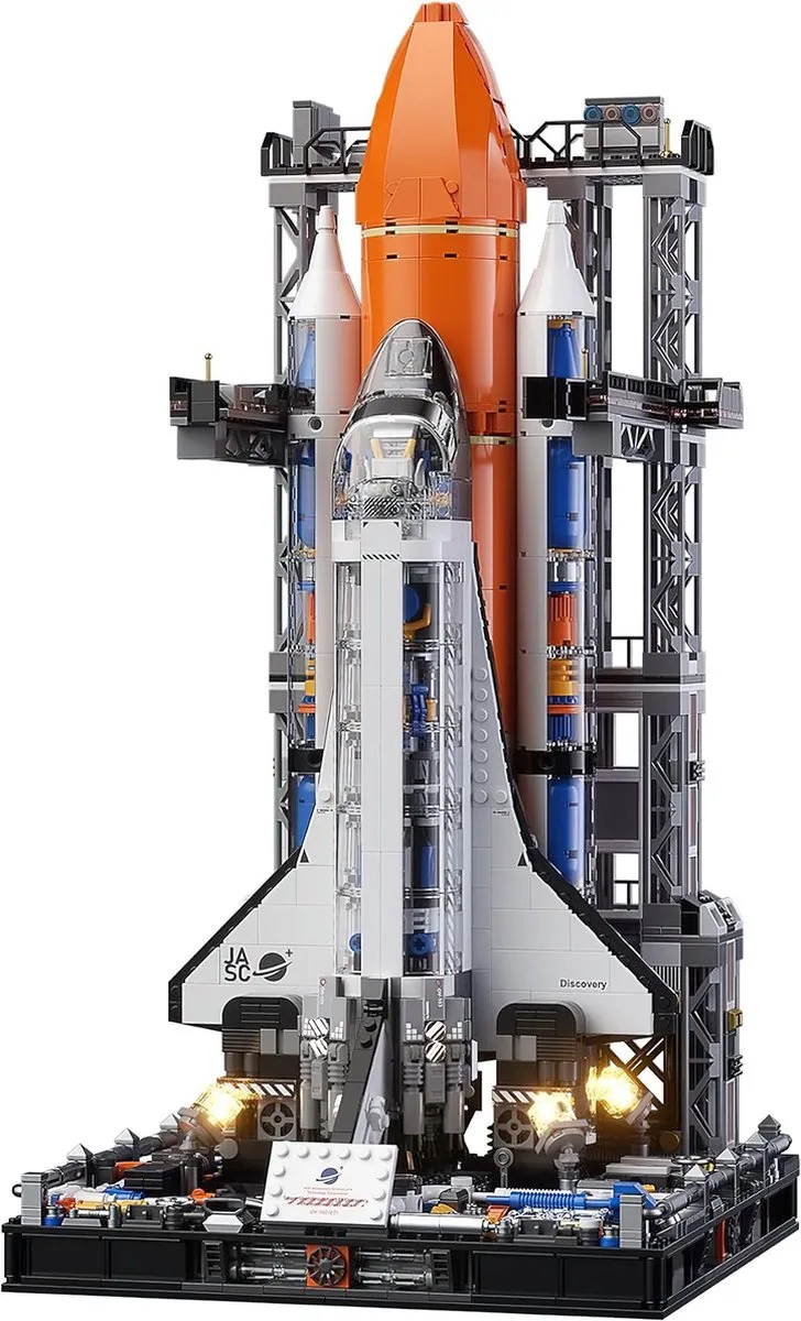 LIMITED icons edition City Ruimtevaart raket | Artemis Space Wars Expert | Classic Creator STEM ideas speelgoed | Compatibel met lego mega bloks | Technic nasa ruimte shuttle bouwpakket voor volwassen & kinderen | 2226 bouwstenen by Jaki in Space Shuttle Galaxy Discovery, 2226 bouwblokken – product photo