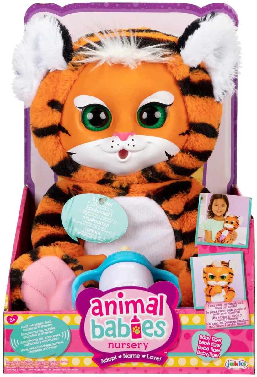 Animal Babies Tijger + Geluid van Jakks Pacific in Meerkleurig – productfoto