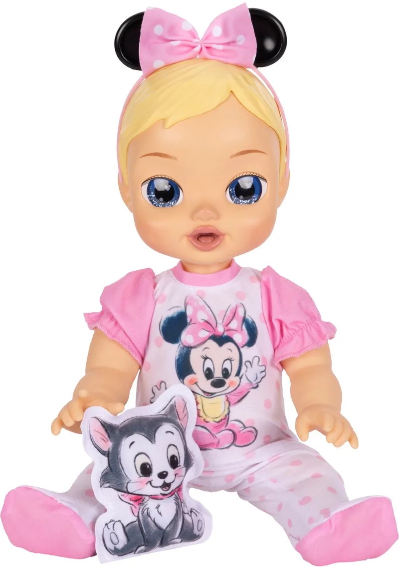 Disney Darlings Babypop – 33 cm – Licht en Geluid fra Jakks Pacific i Minnie Mouse – produktbillede