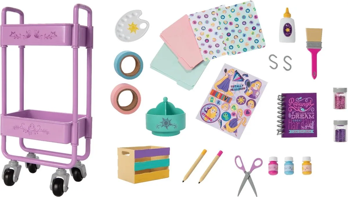 DISNEY ILY 45CM DELUX ACCESSOIRES SET de Jakks Pacific en Rapunzel – photo du produit