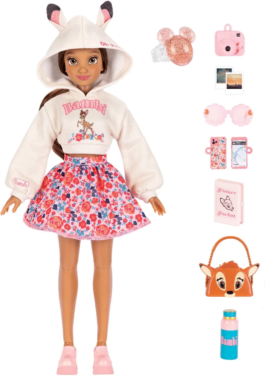 Disney Poupée Fashion 25 Cm Bambí 1 Clothes+accessories de Jakks Pacific en Wit en roze – photo du produit