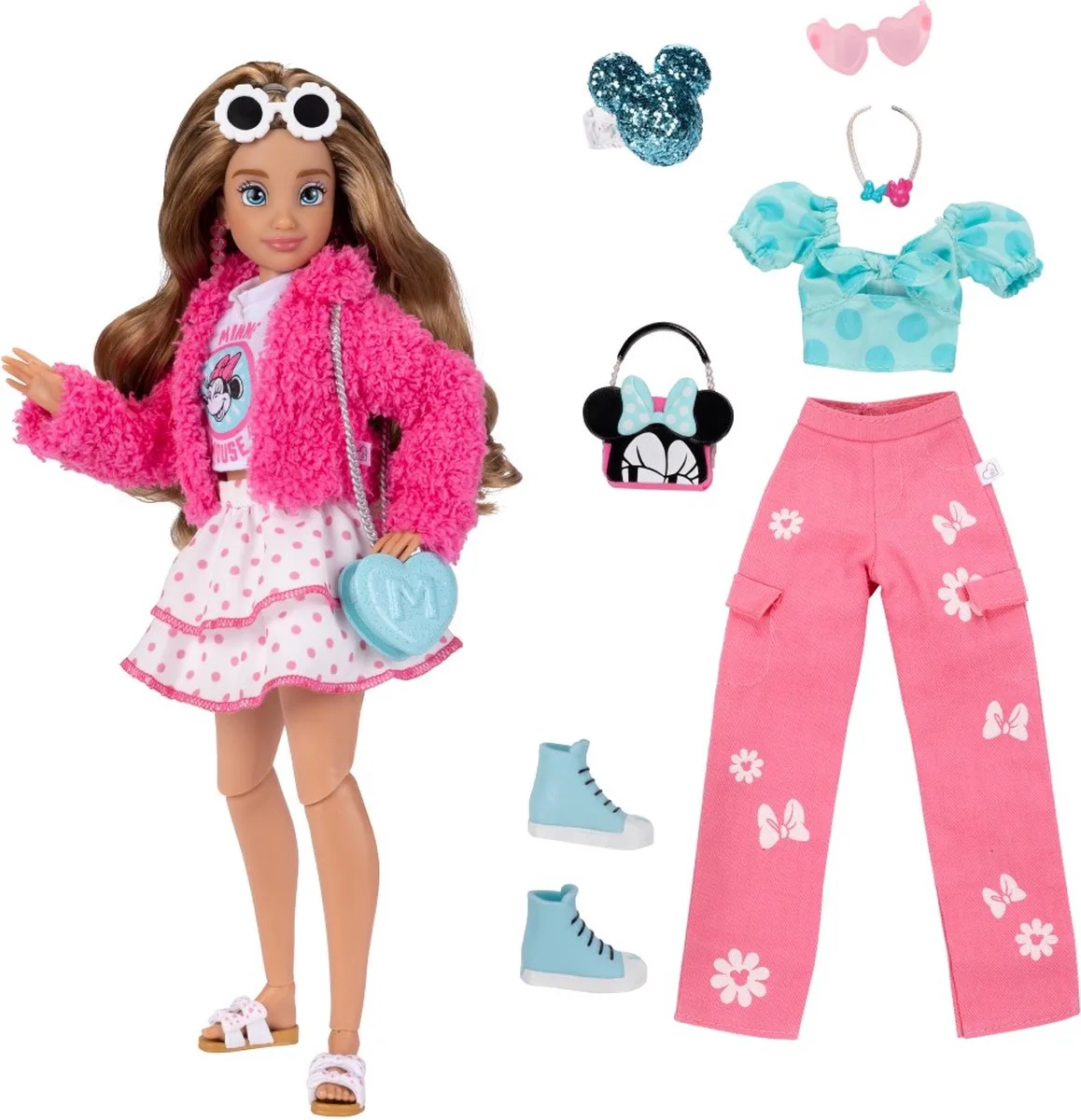 Disney Mode Inspirée De La Poupée Minnie Ily 25 Cm de Jakks Pacific en Rose – photo du produit