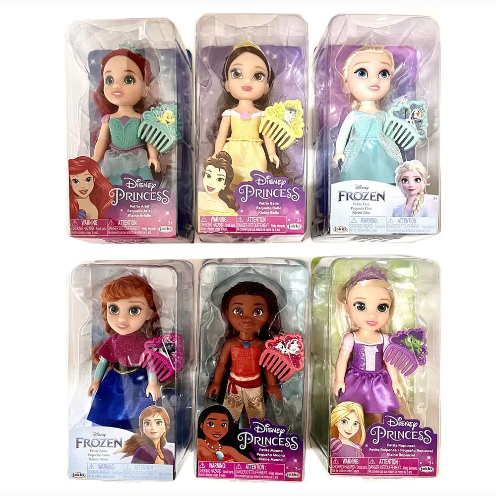 Disney-prinsessen Pop En Kam 5 Stuks Willekeurig Verzonden Geassorteerd 15 Cm van Jakks Pacific – productfoto