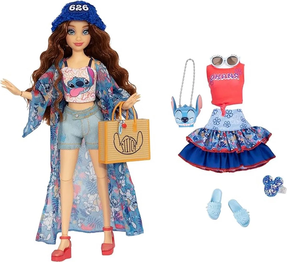 Disney Stitch Fashion Inspired By Summer Ily 25 Cm Pop van Jakks Pacific in Blauw – productfoto