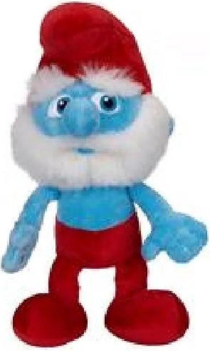 Grote smurfen knuffel 25 cm - De smurfen van Jakks Pacific in Rood – productfoto