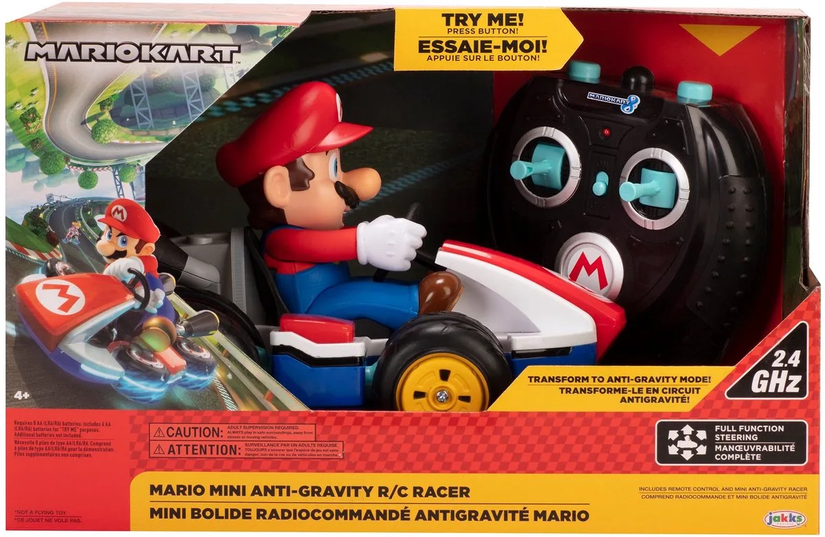 Nintendo Mario Kart - Mini RC Racer - Anti- gravity van Jakks Pacific in Meerkleurig – productfoto
