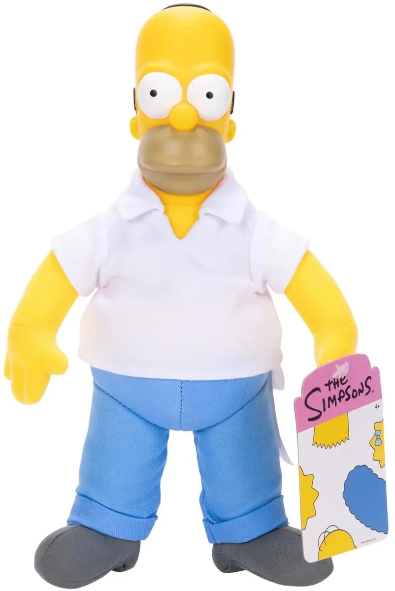 The Simpsons Homer Simpson Knuffel 27 cm från Jakks Pacific i Flerfärgad – produktbild