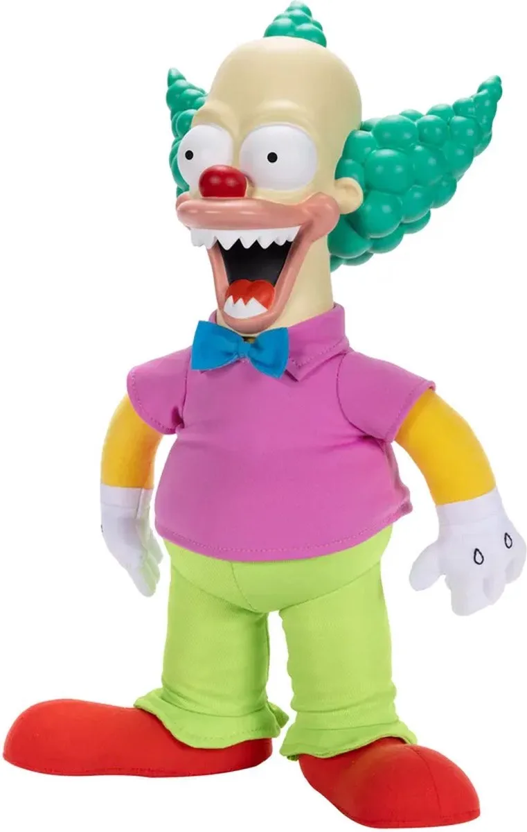 THE SIMPSONS, PRATENDE KRUSTY-POP PLUCHE 38CM van Jakks Pacific in Meerkleurig – productfoto