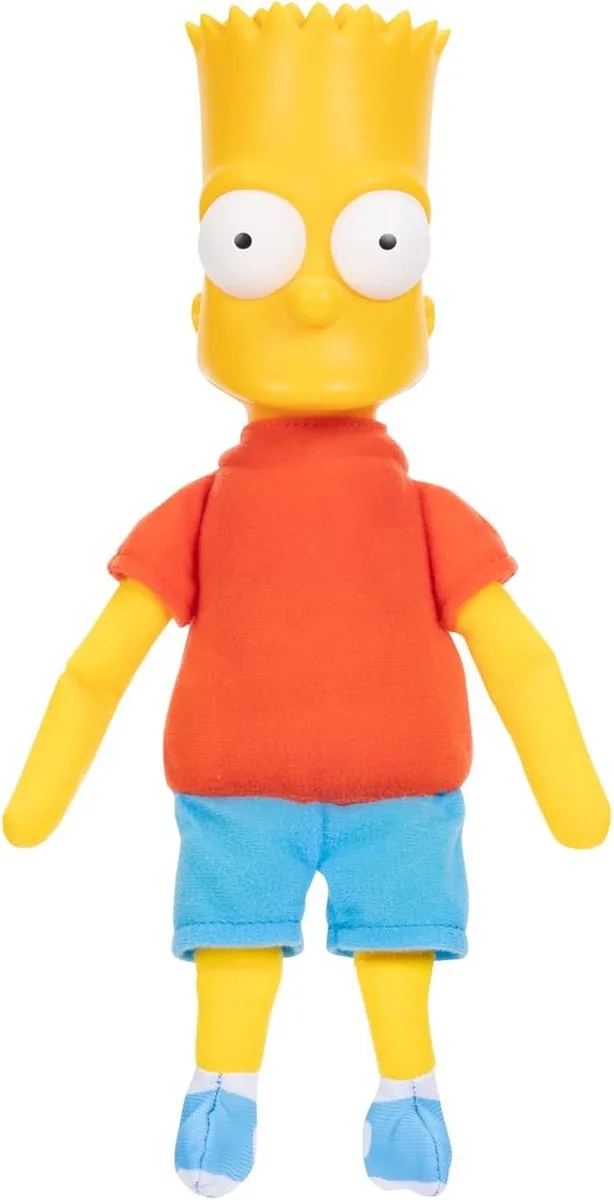 THE SIMPSONS, SHELF TALKERS FUNCTIONELE PLUCHE TALKING van Jakks Pacific in Bart – productfoto