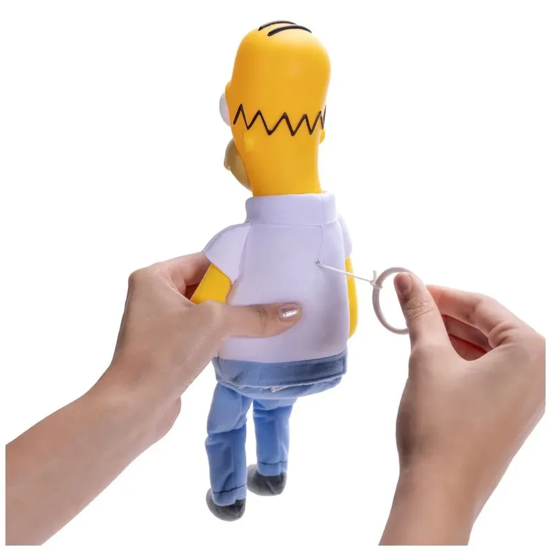 THE SIMPSONS, SHELF TALKERS FUNCTIONELE PLUCHE TALKING HOMER by Jakks Pacific in Yellow – product photo 2 of 5