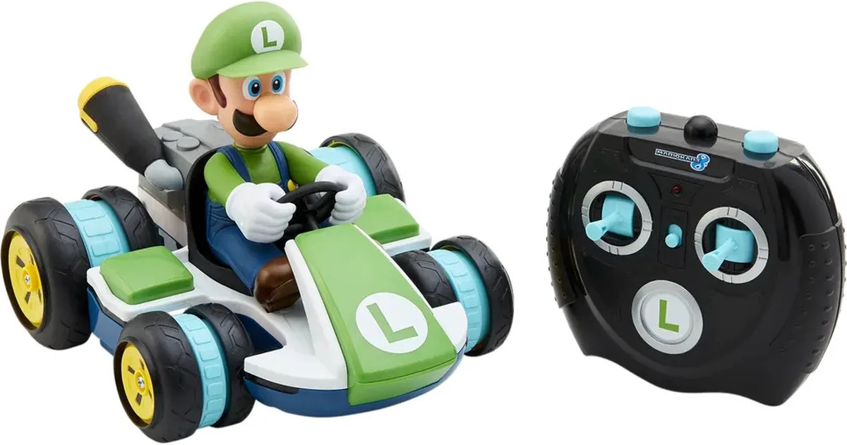 Nintendo Voiture Télécommandée Luigi Mario Kart de Jakks Pacific en Vert – photo du produit