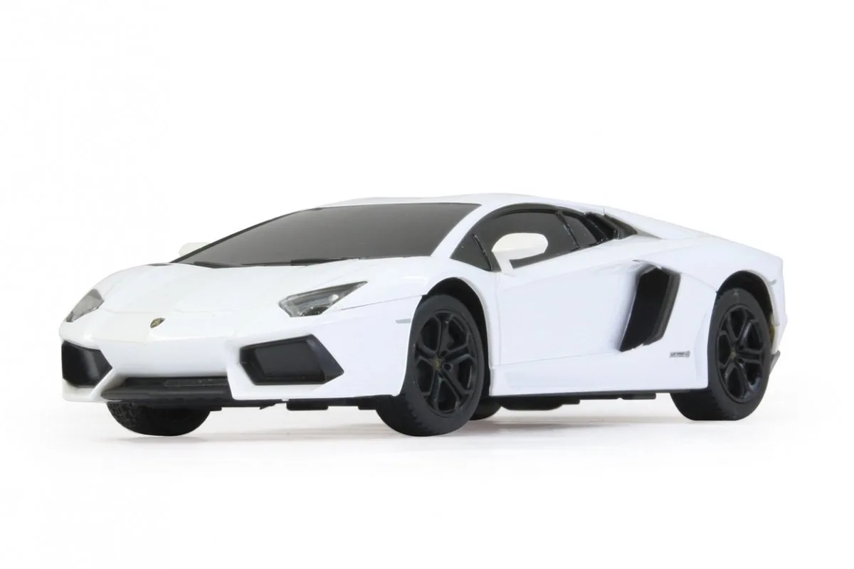 Lamborghini Aventador 1:24 wit van Jamara in Zwart, Wit – productfoto