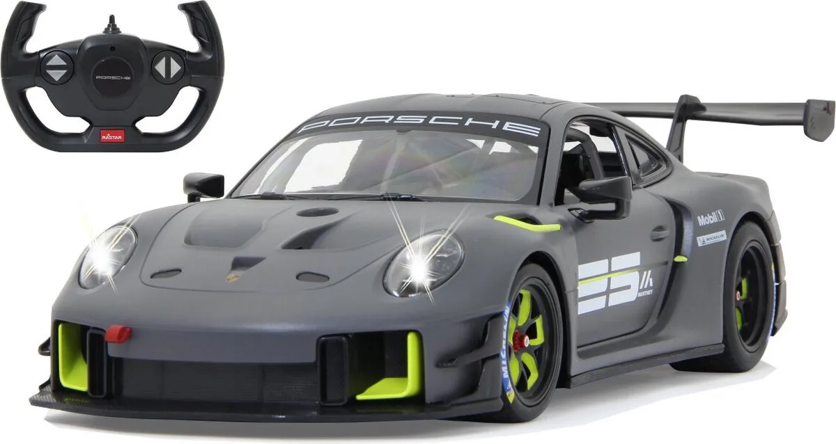 RC voertuig Auto - 402130 RC Sport Auto Porsche 911 GT2 RS Clubsport - 2,4GHz RC Model Kant en Klaar - 1:14 Bestuurbare Auto by Jamara in Grey – product photo