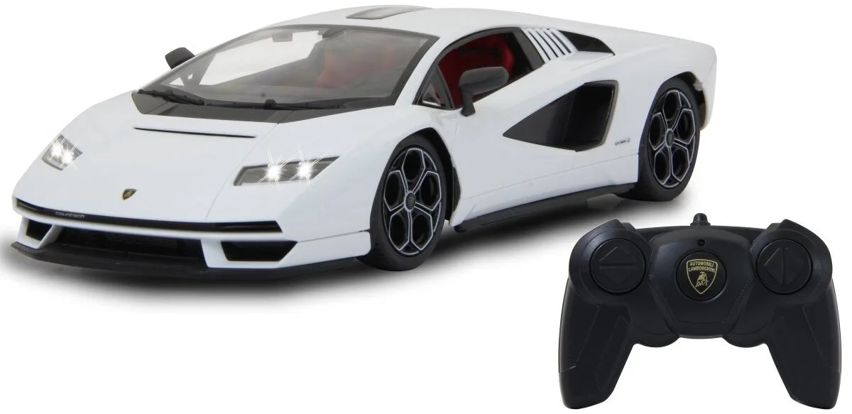 RC voertuig Auto - 402165 RC Sport Auto Lamborghini Countach LPI 800-4 - 2,4GHz RC Model Kant en Klaar - 1:16 Bestuurbare Auto van Jamara in Wit – productfoto