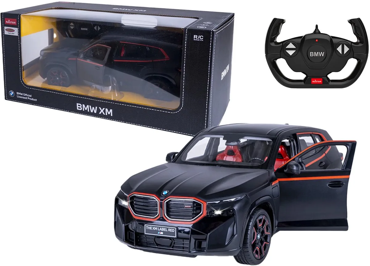 RC voertuig Auto - 402223 RC Auto - BMW XM met Handmatig Te Openen Deuren - 2,4GHz RC Model Kant en Klaar - 1:14 Bestuurbare Auto de Jamara en Noir – photo du produit