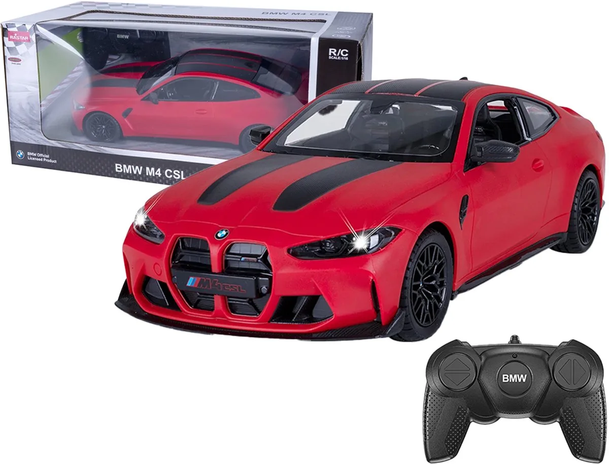 BMW M4 CSL 1:16 rot 2,4GHz von Jamara in Rot – Produktfoto