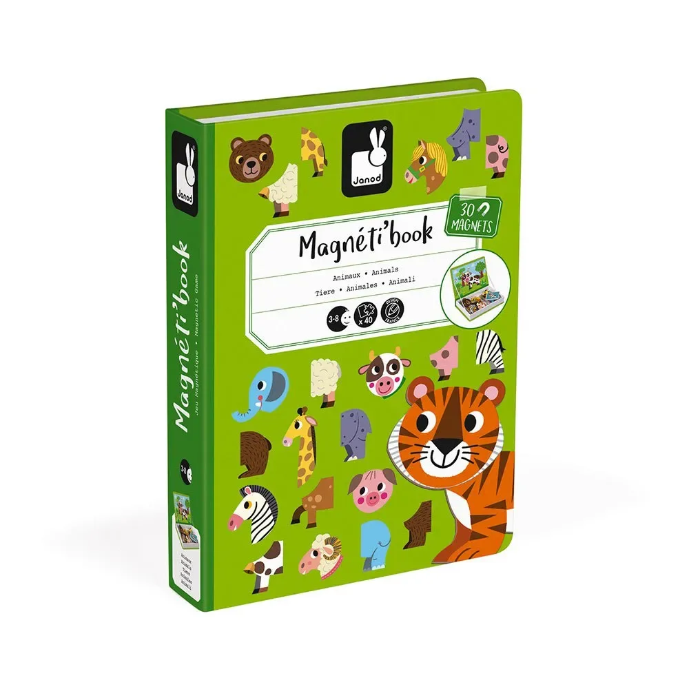 Jouet éducatif Animals Magneti´book de Janod – photo du produit