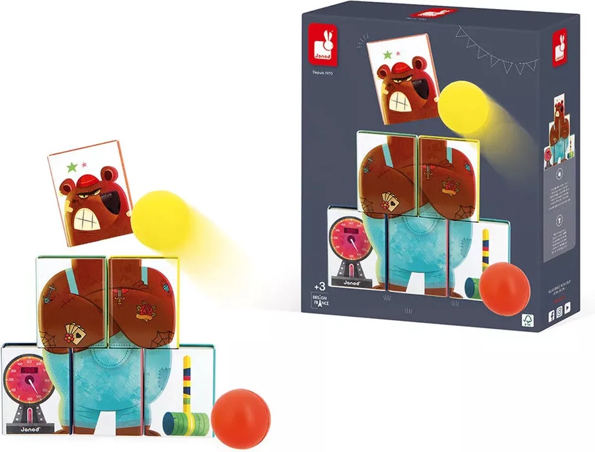 Applepop - Meneer Beer blikkenspel by Janod in Multicolour – product photo
