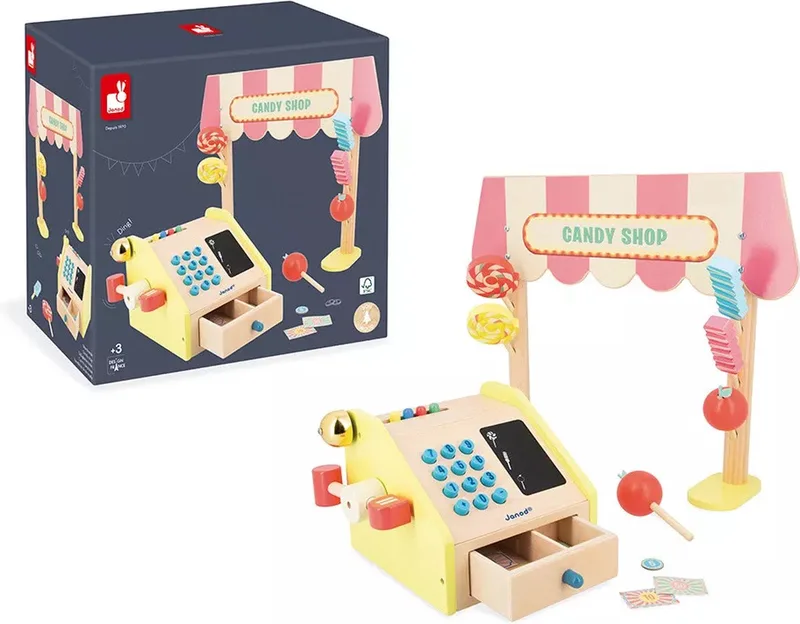 Applepop - Snoepwinkel met accessoires by Janod in Multicolour – product photo 1 of 6