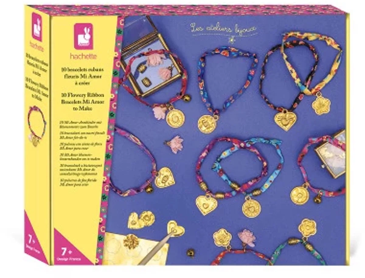 Janod 10 Meine Liebe Blumenband-armbänder Zum Selbermachen von Janod in Mehrfarbig – Produktfoto
