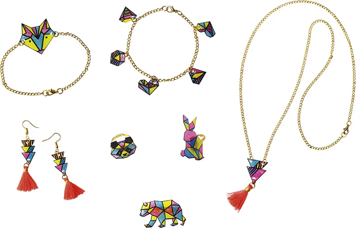 Atelier Bijoux - Sieraden maken Geometrische vormen van Janod in Meerkleurig – productfoto
