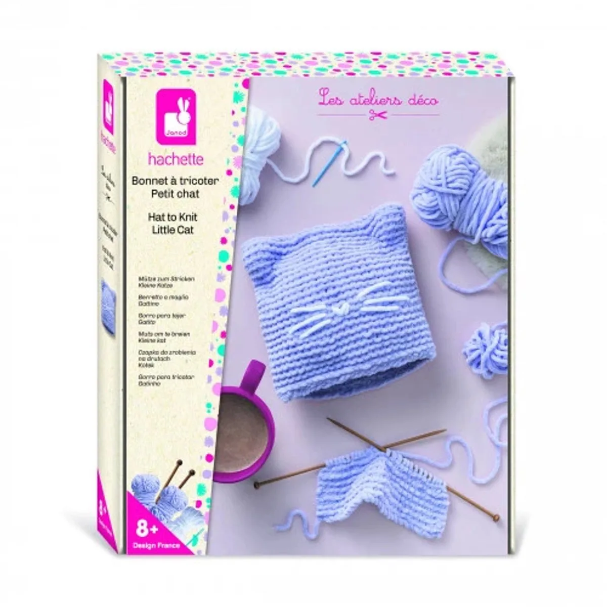 Atelier - Deco - Kat breien van Janod in Roze – productfoto