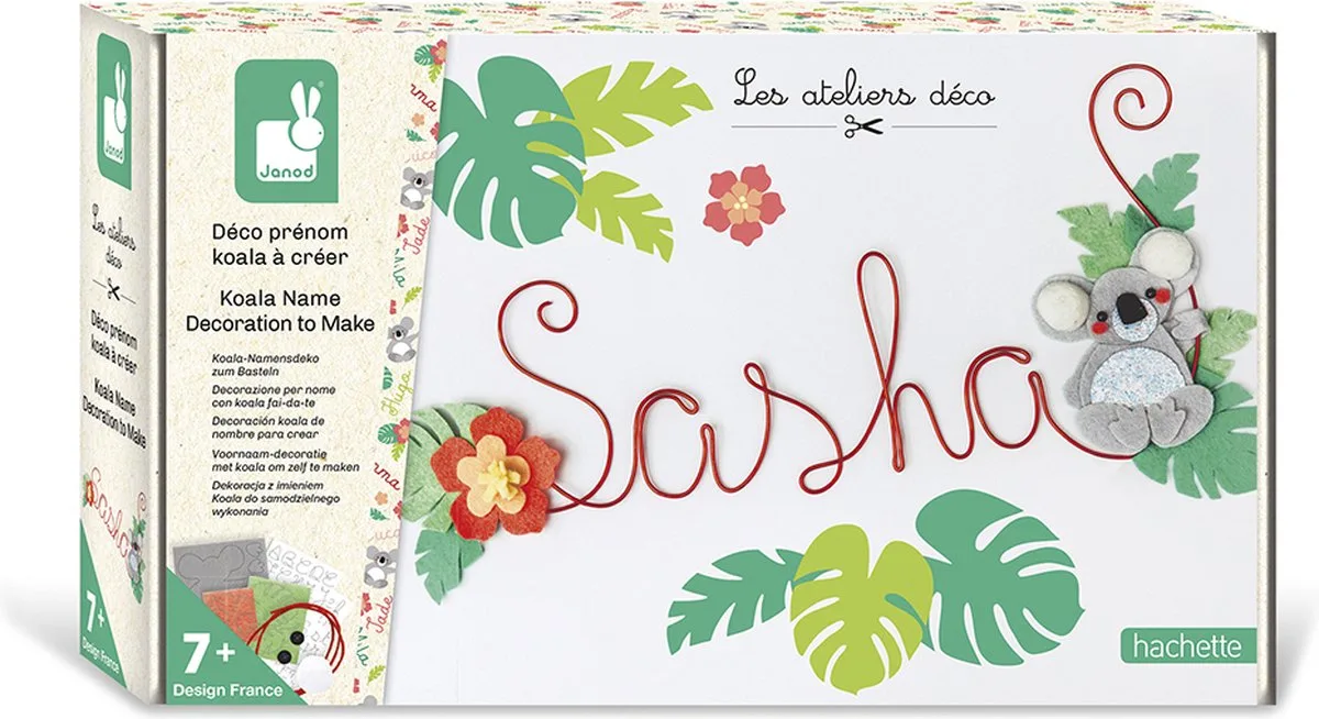 Atelier - Deco - Naam decoratie - Koala von Janod in Mehrfarbig – Produktfoto