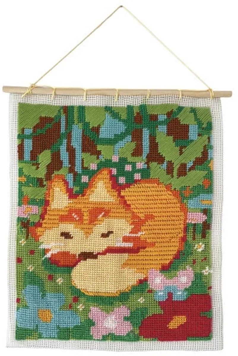 Kleine Fuchs Leinwand von Janod in Mehrfarbig – Produktfoto