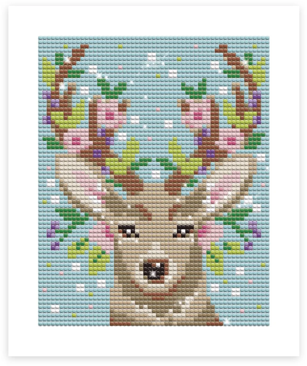 Peinture Diamant Cerf de Janod en Multicolore – photo du produit