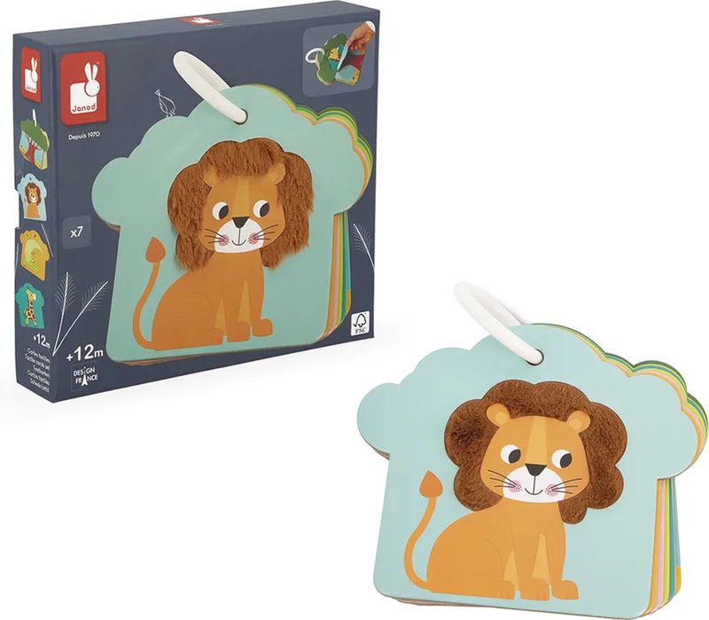 Babyboekje - Voelkaarten by Janod in Savannah – product photo 1 of 6