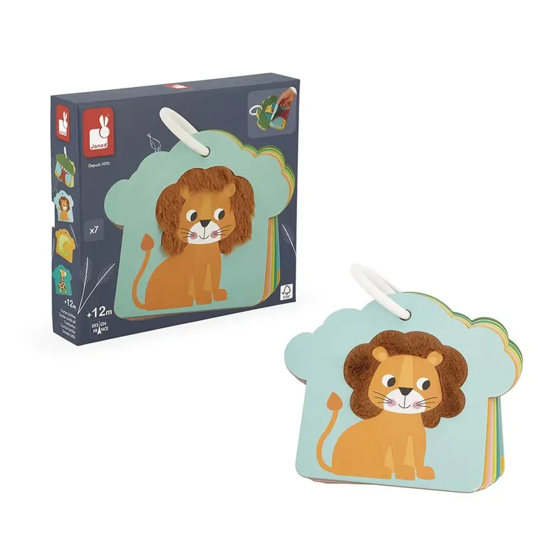 Babyboekje - Voelkaarten by Janod in Savannah – product photo 4 of 6