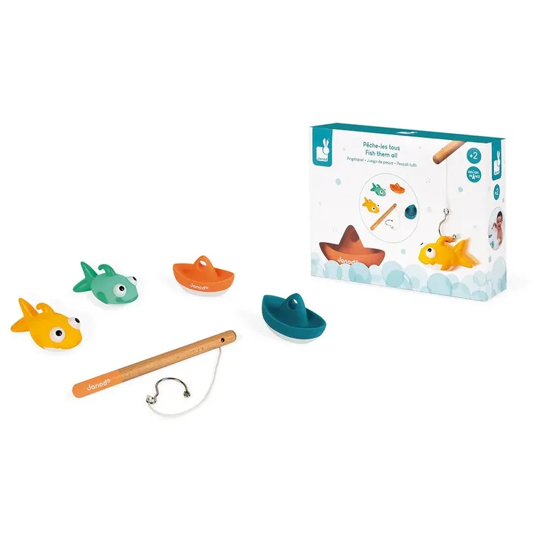 Badspeelgoed - Hengelspel van Janod in Meerkleurig – productfoto 4 van 6