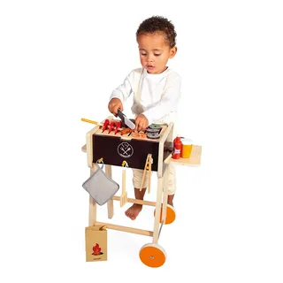 Barbecue - Houten BBQ fra Janod i Flerfarvet – produktbillede 6 af 6