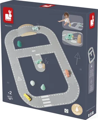 Bolid - Vilten circuit by Janod in Grey – product photo 1 of 6