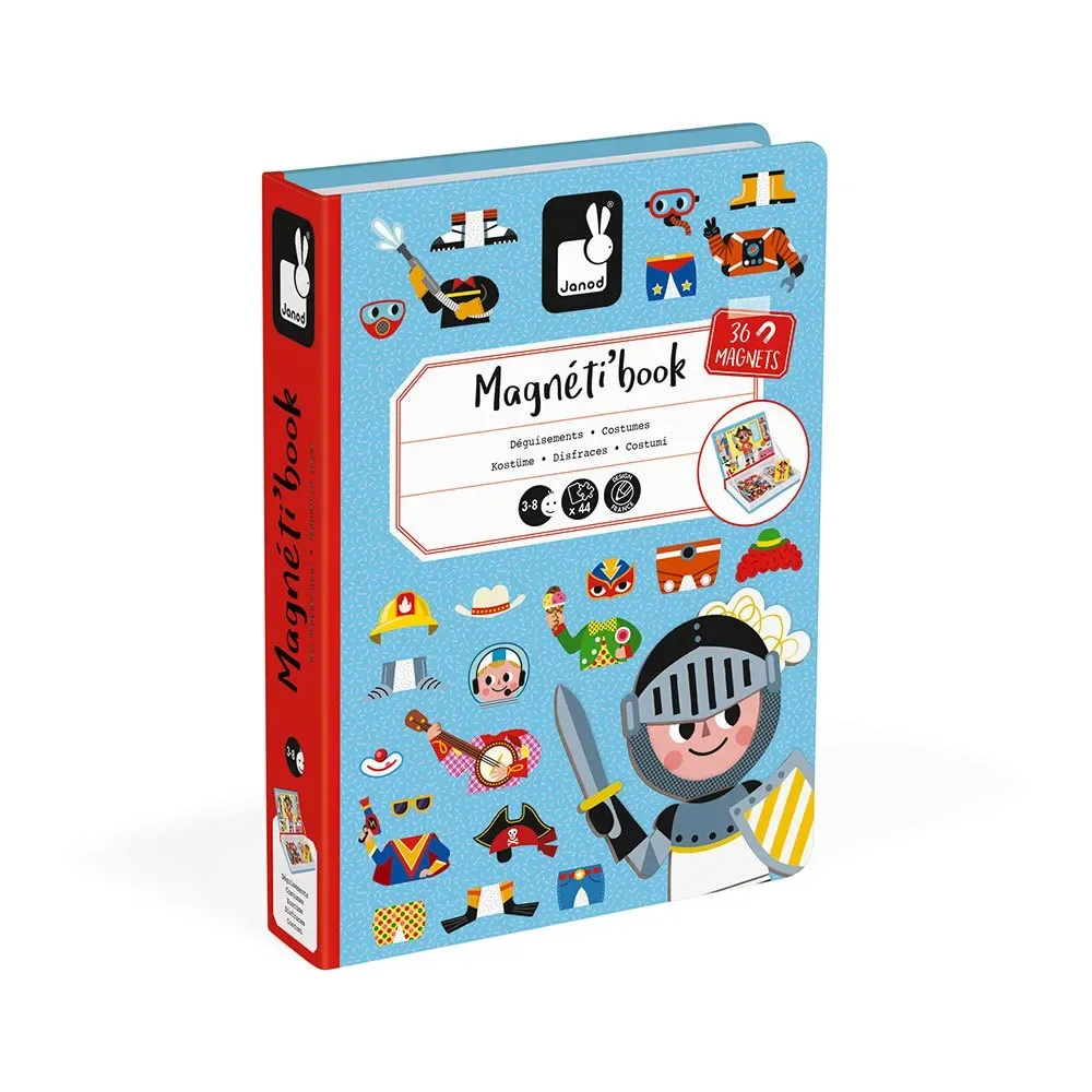 Boy´s Costumes Magneti´book Educatief Speelgoed by Janod – product photo
