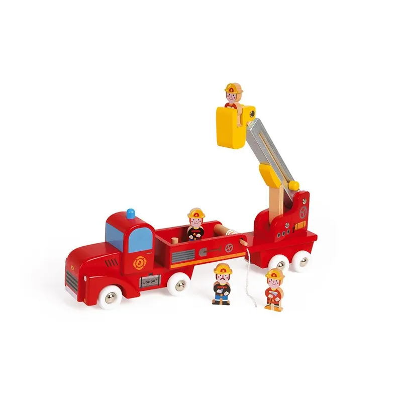 Brandweerwagen (360 Graden Draaibaar) by Janod in Story – product photo 4 of 4