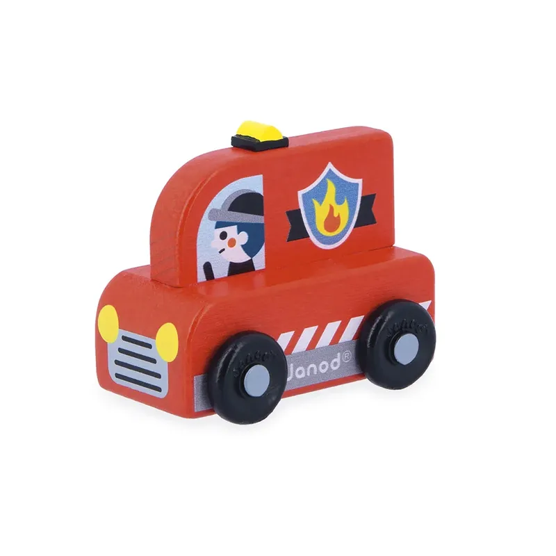 Brandweerwagen Van Cross Roads van Janod – productfoto