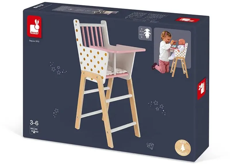 Candy Chic - Houten poppenstoel by Janod in Pink – product photo