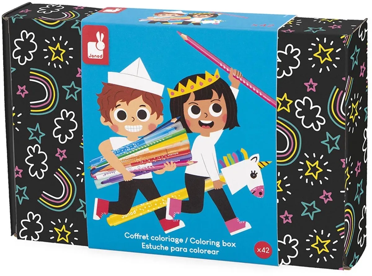 Boîte De Coloriage de Janod en Multicolore – photo du produit