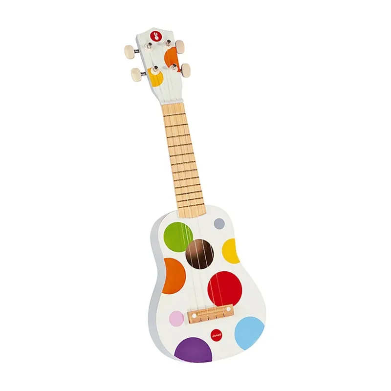 Confetti - Houten ukelele - Voor kleine muzikanten by Janod in Multicolour – product photo 4 of 4