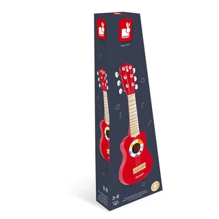Confetti - Mijn eerste gitaar - Voor kleine muzikanten by Janod in Red – product photo 2 of 3