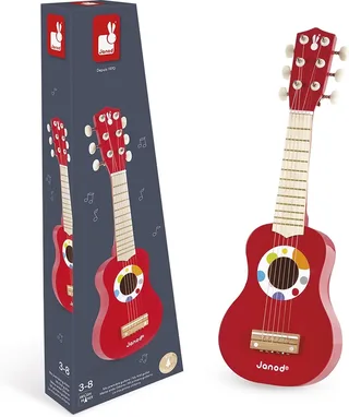 Confetti - Mijn eerste gitaar - Voor kleine muzikanten by Janod in Red – product photo 1 of 3