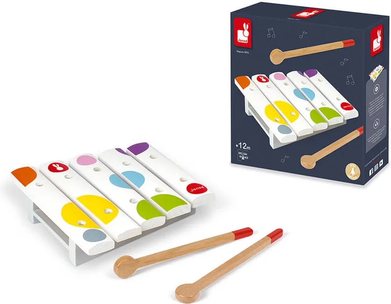 Confetti - Mini xylofoon by Janod in Multicolour – product photo