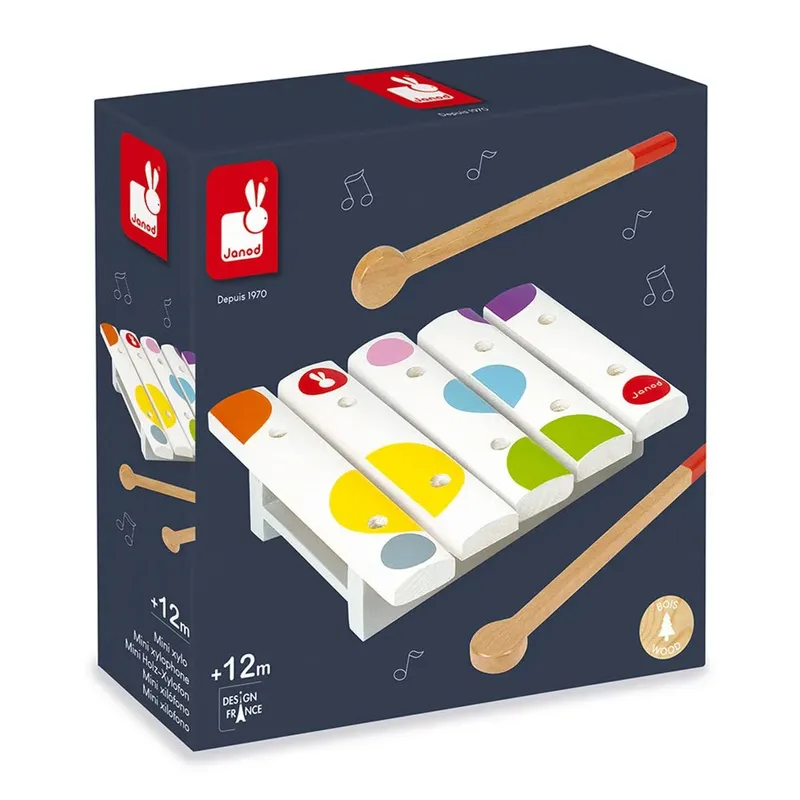 Confetti - Mini xylofoon fra Janod i Flerfarvet – produktbillede 2 af 4