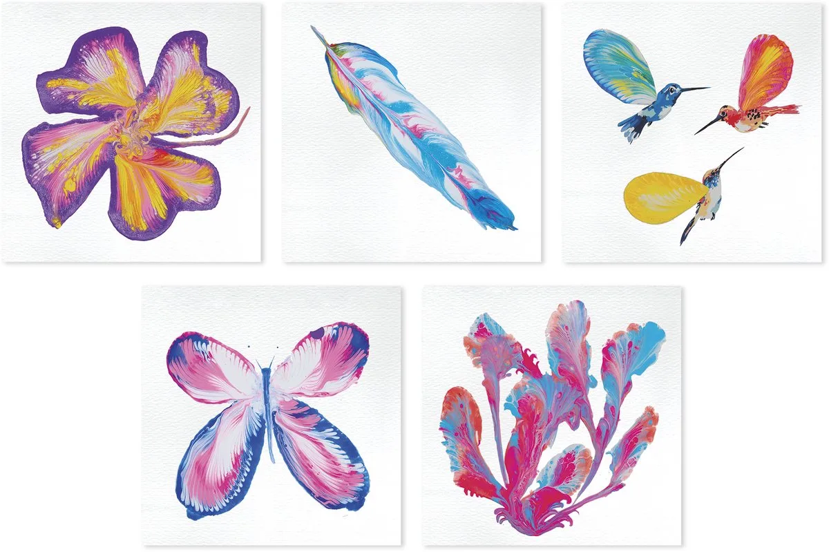 Peintures Flower Power de Janod en Multicolore – photo du produit
